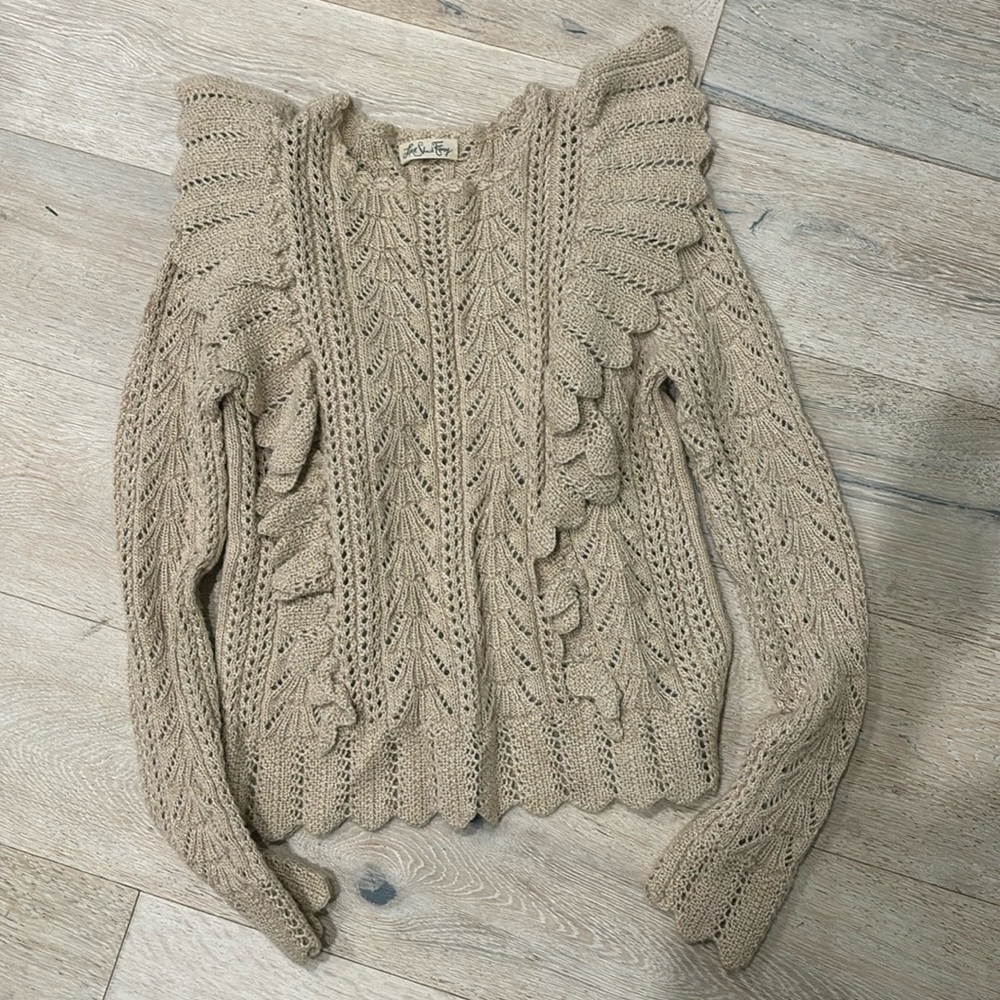 Ruffle sweater